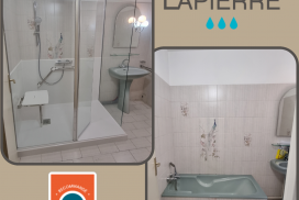 13 Bouches-Du-Rhône) - Transformation d'une baignoire en douche pour personne âgée à Marseille